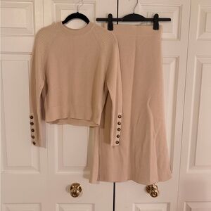 Sezane Sami jumper & Naelle skirt set